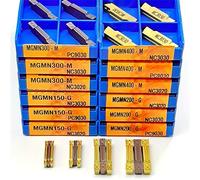 10 Uds MGMN150 MGMN200 MGMN300 MGMN400 PC9030 NC3020 NC3030 herramienta de torneado ranurado insertos hoja torno herramientas de corte de carburo MGMN(MGMN300-M,NC3020)