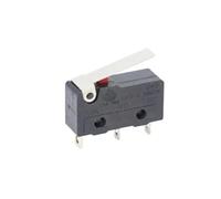 10 Uds Micro interruptor 2/3Pin NO/NC Mini interruptor de límite 5A 250VAC KW11-3Z palanca de arco de rodillo acción rápida Micro interruptores(3P 29mm)