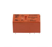 10 Uds RT424005 5VDC RT424012 12VDC RT424024 24VDC relé de coche 8A250VAC 8 pines potencia(Rt424005-5v)