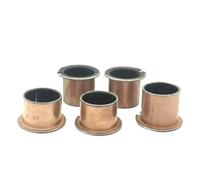 10 Uds SF-1F manguito de cobre compuesto autolubricante con bridas sin aceite/buje revestimiento de rodamiento con bridas ID 6/8/10mm OD 8/10/12mm(10x12x9x18mm(10pcs))