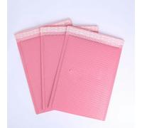 10 Uds. Sobres acolchados de burbujas personalizados, sobres acolchados autosellados, bolsas de regalo, bolsas de embalaje para ropa, cosméticos, 20x25-4cm, rosa