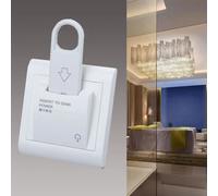 10 Uds. Tarjeta magnética interruptor de ahorro de energía para Hotel 220V 40A llave de inserción de tres líneas para alimentación sin retardo de tiempo 10pcs switch
