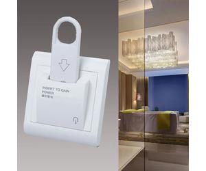 10 Uds. Tarjeta magnética interruptor de ahorro de energía para Hotel 220V 40A llave de inserción de tres líneas para alimentación sin retardo de tiempo 10pcs switch