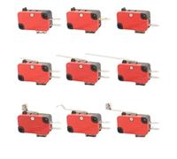 10 Uds V-15 V-151 V-152 V-153 V-154 V-155 V-156-1C25 microinterruptor 16A 250VAC SPDT interruptor de límite de viaje momentáneo rodillo de palanca(V-153-1C25)