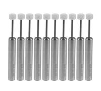 10 Unidades Amortiguador Hidráulico Acero Inoxidable, para Tapa de Cubo de | Cierre Suave, Reduce Golpes y Protege Impactos, Blanco, para Cubos Sensor y Uso Nocturno