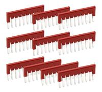 10 unidades Fbs 2-5 para Phoenix Contact, terminales de riel Phoenix Contact, terminales de puente de fénix, regleta de conexión de dígitos largos, adecuado para terminales St/Pt/Ut, bronce fosfórico