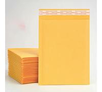 10 unids/lote bolsas de sobres de papel Kraft sobres de envío acolchados con bolsa de correo-15 * 20cm