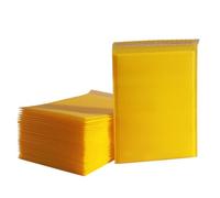 10 unids/lote sobres acolchados autosellados sobres de burbujas de polietileno sobres acolchados bolsas de regalo bolsas de sobres de embalaje coloridas para libros-amarillo-25 * 30cm