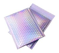 10 Unids/lote Sobres Bolsas Aluminizadas Sobres Autoadhesivos Bolsas de Embalaje de Regalo Paquete de Envío de Libros Bolsas Coloridas-Arco Iris-13X18 cm 10 Piezas-Bolsas