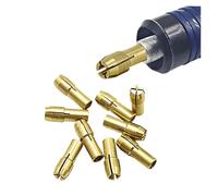 10 Unids/set De Mandriles Latón, Mini Taladro 0,5mm-3,2mm, Adaptadores for Adaptador Mandril, Micro Pinza for Herramienta Rotativa Eléctrica