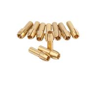 10 Unids/set Mini Adaptador De Mandril Taladro for Recoger Latón 3,2mm/1/8 "para Accesorios Herramientas Eléctricas Rotativas Con Vástago 2,9-3,2mm