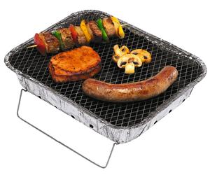 10 X Parrilla Desechable Parrilla De Camping In arbón