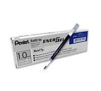 10 X Pentel LR10 Roller Refill for EnerGel Gel Pen 1.0mm Metal Tip Blue Ink