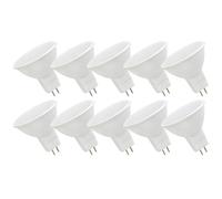 10 x Spectrum Bombilla LED Reflector 4W GU5,3 12V 410lm 3000K 100° Blanco Cálido