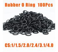 100/20 piezas junta tórica CS 1/1, 5/2/2,4/3,1/4 arandela de sellado de goma NBR junta tórica junta de plomería anillo resistente al aceite de alta temperatura 100Pcs OD32mm CS3.1mm