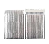 100/50/20 piezas sobres de correo acolchados de plata aluminizada para embalaje bolsas de envío autoselladas-plata-29X36CM 20 piezas-bolsas