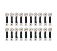 100 Conector de Muebles de Leva con Pasador Preinsertado Juegos | Juego de Montaje Fácil y Resistente, Tuercas y Ruedas Excéntricas para Muebles de Cocina y Baño