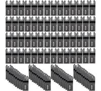 100 hojas de sierra oscilante, kit de hojas para herramientas multifunción de cambio rápido, hojas de herramientas HCS para madera y plástico, compatibles con Dewalt, Dremel, Fein, Worx, Bosch, Makita