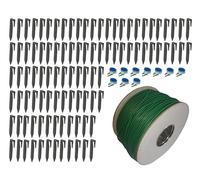 100 m / 3,4 mm robot cortacésped limitador juego de cable compatible con Stiga Autoclip