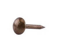 100 piezas de clavos de tapicería Vintage, etiqueta de metal de bronce, muebles, sofá, puerta de zapatos, tachuela decorativa, pasadores y tachuelas(6 * 14 mm)