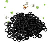 100 Piezas Ojal de Goma Negro para Máquina, Anillo de Absorción | Barra de Armadura y Aguja Firme, Mejora Durabilidad, Pieza Negra de Repuesto