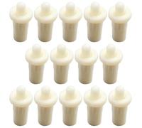 100 Piezas Pasador de Reparación de Persianas de Plástico Blanco | Instalación Sencilla, Pieza de Recambio Resistente, Uso Amplio en Muebles y Puertas, Acabado Blanco