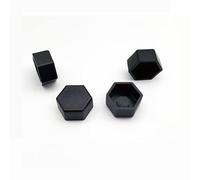 100 piezas tapa de tuerca hexagonal tapa plana pernos tapas protectoras M5 M6 M8 M10 M12 M16 tuerca muebles tornillos pernos accesorios Kit-M8x13 30 piezas, negro