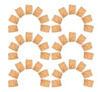 100 Piezas Tapones de Corcho Cónicos para Botellas, Madera | Reutilizables para Vino y Decantadores de Vidrio, Ajuste, Elasticidad Excelente, Bares y Restaurantes
