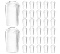 100 Piezas Tapones Protectores, Plástico Blanco Resistente | Uso en Varillas Metálicas y Puntas de Alambre, Taller o Garaje, Ayuda a Evitar Daños y Reparaciones