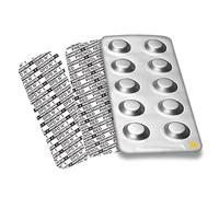 100 tabletas de reactivo para fotómetro, 50 x DPD N°1 libre de cloro y 50 x fenol rojo pH pastillas para pruebas de agua de piscina y jacuzzi. Fabricado en Alemania