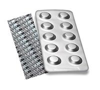 100 tabletas de reactivo para fotómetro DPD4 PoolLab® para medición del contenido de oxígeno activo en el agua de la piscina, también adecuadas para otros fotómetros de mano