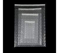 100 Uds bolsa autosellante bolsa a prueba de golpes bolsas de embalaje de espuma transparente bolsa acolchada de doble película sobre-15x25cm