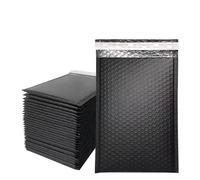 100 Uds sobres acolchados de burbujas bolsas envío autoselladas for embalaje y suministros comerciales para Cosméticos(Black,18 * 23cm)