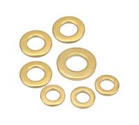 100 unidad M12 Arandelas planas en latón,ID 12 mm,OD 20 mm,T 0.8 mm