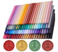 100 unidades de barras de cera para sellos, en diversos colores, ideales para invitaciones de boda