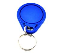 100 unidades/lote de 13.56 MHz M1 S50 FM1108 NFC Tag Control de acceso KeyToken Ring IC tarjetas ABS impermeables (azul)