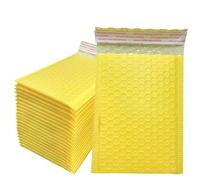 100 UNIDS Bolsas de Correo para Empacar Sobres Negros Embalaje de Envío Suministros para Pequeñas Empresas Paquete de Entrega Paquete de Anuncio-amarillo-13 * 15cm