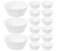 1000 Piezas Capacillos de Papel para Hornear Blancos