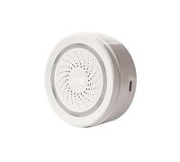 100DB Sirena Alarma Detector Inalámbrico Sonido Luz Alerta Puerta Sensor Enlace Escenario Conjunto(Siren Door Sensor)