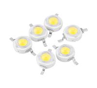 100Pcs Chip Led Alta Potencia, 1W Cuentas Led Bombilla Smd Chip Bombilla Súper Brillante Diodo Emisor Luz Bombilla Lámpara Cuentas Chip Para Bricolaje Proyector Accesorios(6000K Blanco)