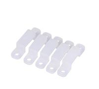 100pcs LED Strip Connector, 8/10 / 12mm Clip de sujetador de silicona para tiras de luz Flexible Tiras de luz Soporte de fijación(12mm)