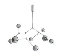 101 Copenhagen Lámpara de araña Drop Chandelier Globe Chrome