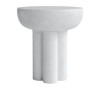 101 Copenhagen Mesa auxiliar Crown tall Ø45 cm bone white
