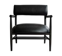 101 Copenhagen Sillón lounge Nama Cuero anilina negro