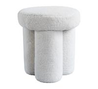 101 Copenhagen Taburete Big Foot piel de oveja off-white