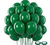 102Pcs Dark Green Balloon Bouquet,12 Inch Forest Green Balloons with Emerald Green Balloon Arch Kit for Jungle Safari Party Decoration,Birthday Party, Baby Shower,Wedding,Christmas