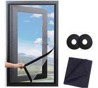105x105cm Tela Mosquitera para Puerta y Ventana, Malla Mosquitera Para Puerta de Balcón Tragaluz Ventana de Piso a Techo