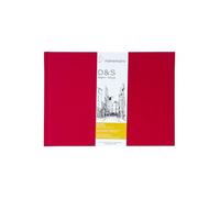 10628293 Hahnemuhle - Cuaderno de dibujo D y S, A5, 140 g/m², color rojo