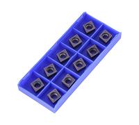 10pcs Cortador de inserto de carburo CNC, CCMT09T304 VP15TF Insertos de fresado de torno indexable Herramientas de torneado para Acero regular