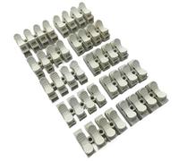 10pcs L16 4p Spring Wire Quick Connector Splice Clamp Terminal No Welding No Screw Cable 4 Way Led Strip CH-4